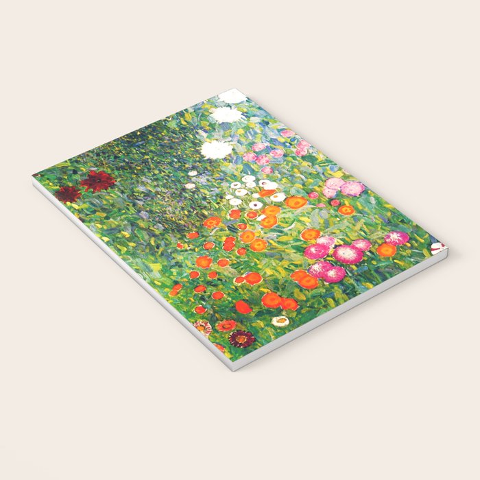 Gustav Klimt "Flower garden" Notebook Gallery Image 3