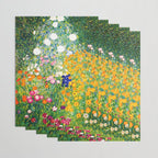 Gustav Klimt "Flower garden" Wrapping Paper Gallery Image 3
