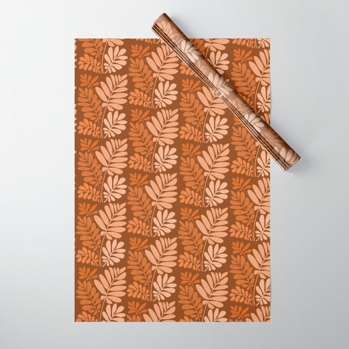 Cinnamon Forest Tropics Wrapping Paper Gallery Image 1