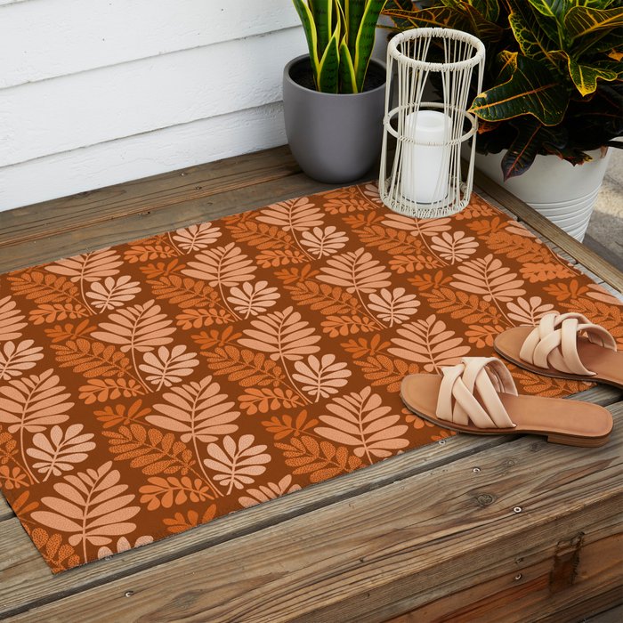 Cinnamon Forest Tropics Outdoor Rug Gallery Image 2