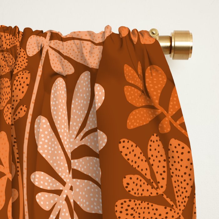 Cinnamon Forest Tropics Window Curtain Gallery Image 2