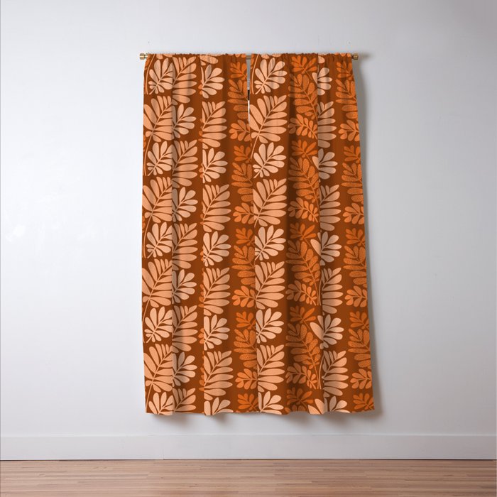 Cinnamon Forest Tropics Window Curtain Gallery Image 3