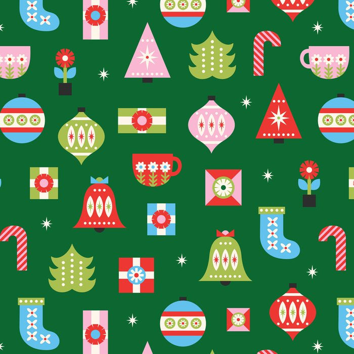 Merry & Bright Christmas | Green Coffee Mug Gallery Image 2