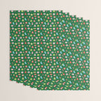 Merry & Bright Christmas | Green Wrapping Paper Gallery Image 3