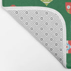 Merry & Bright Christmas | Green Bath Mat Gallery Image 2
