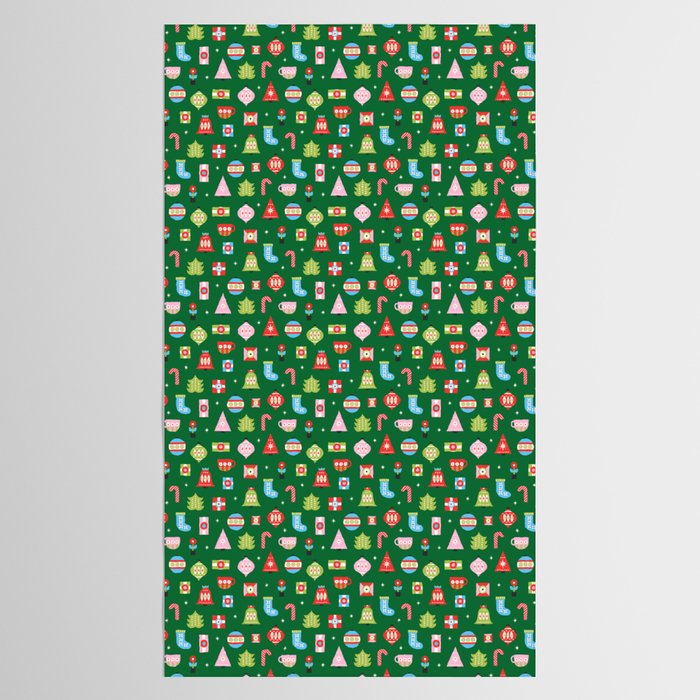 Merry & Bright Christmas | Green Tablecloth Gallery Image 2