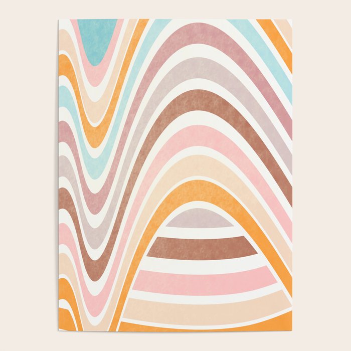 Bowy Pastel Stripes Poster Gallery Image 4