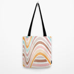 Bowy Pastel Stripes Tote Bag Gallery Image 2