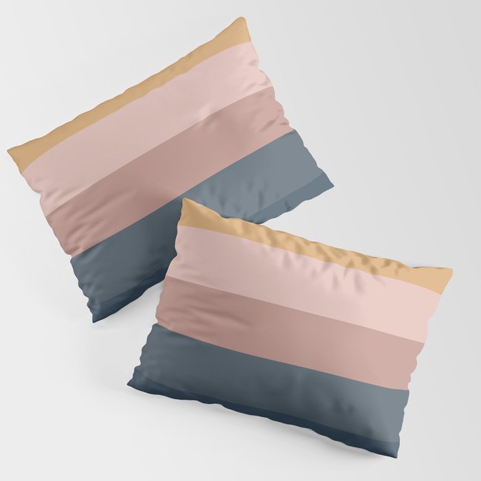 Minimal Retro Sunset - Earthy Neutral Pillow Sham Gallery Image 3