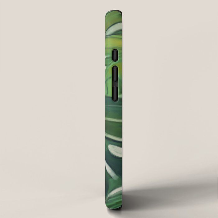 Green Abstract Plants iPhone Case Gallery Image 2