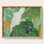 Green Abstract Plants Serving Tray Gallery Image 1