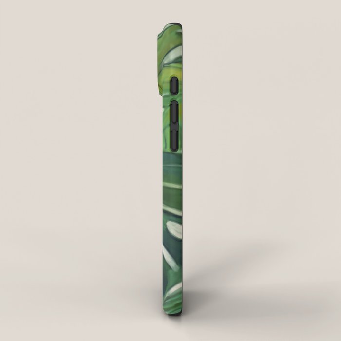 Green Abstract Plants iPhone Case Gallery Image 2