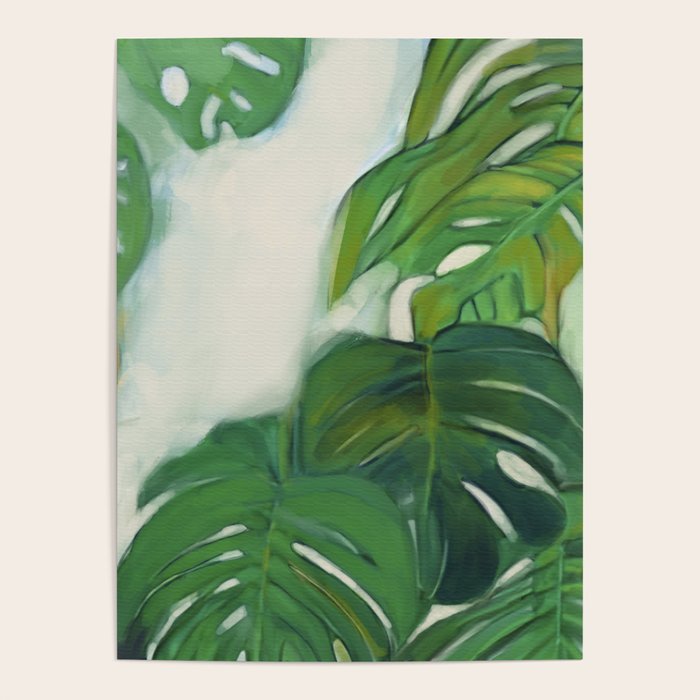 Green Abstract Plants Poster Gallery Image 1