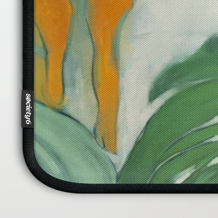 Green Abstract Plants Laptop Sleeve Gallery Image 3