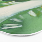 Green Abstract Plants Bath Mat Gallery Image 3