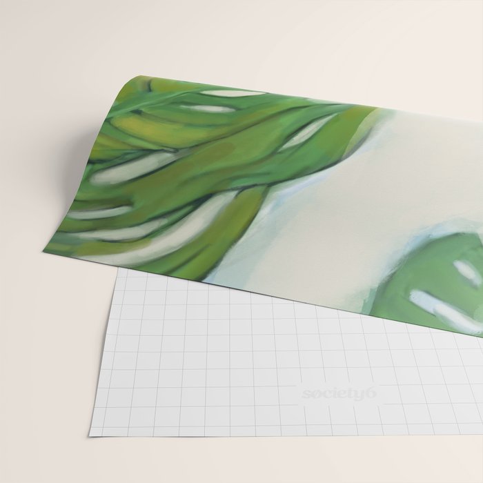 Green Abstract Plants Wrapping Paper Gallery Image 2
