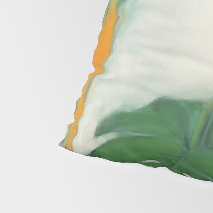 Green Abstract Plants Pillow Sham Gallery Image 4