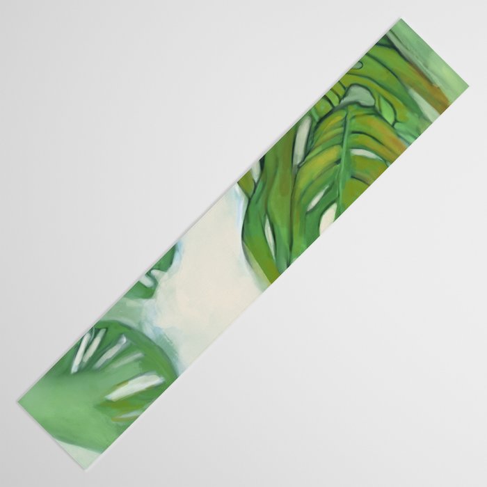 Green Abstract Plants Table Runner Gallery Image 3
