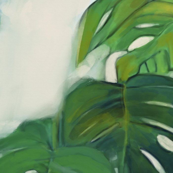 Green Abstract Plants Coffee Mug Gallery Image 2
