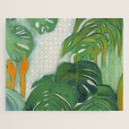 Green Abstract Plants Jigsaw Puzzle Gallery Image 1