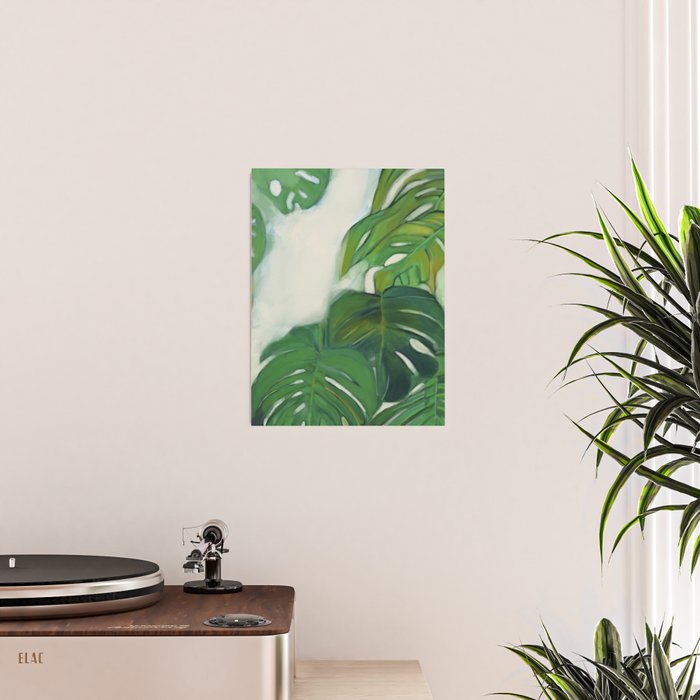 Green Abstract Plants Poster Gallery Image 2