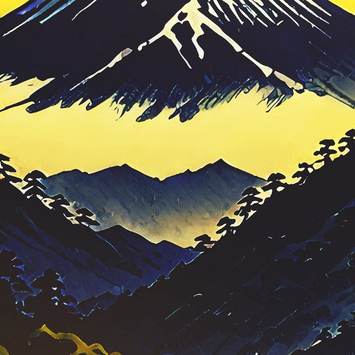 Prayer - A Contemporary Ukiyo-e Nature Landscape Coffee Mug Gallery Image 2