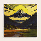Prayer - A Contemporary Ukiyo-e Nature Landscape Wood Wall Art Gallery Image 1