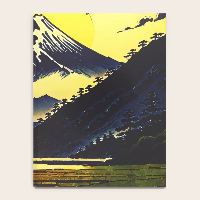 Prayer - A Contemporary Ukiyo-e Nature Landscape Notebook Gallery Image 4