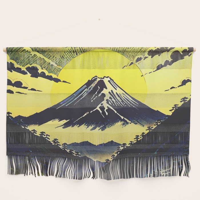 Prayer - A Contemporary Ukiyo-e Nature Landscape Wall Hanging Gallery Image 1