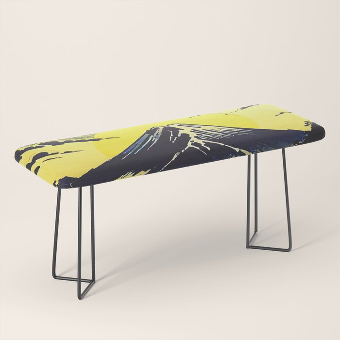 Prayer - A Contemporary Ukiyo-e Nature Landscape Bench Gallery Image 1