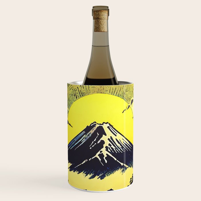 Prayer - A Contemporary Ukiyo-e Nature Landscape Wine Chiller Gallery Image 1