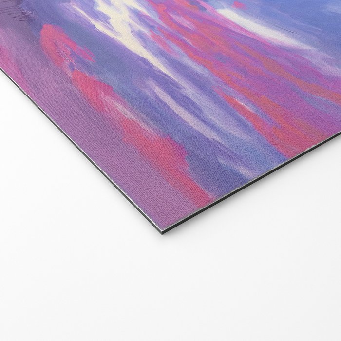 Pink and Purple Sunrise Over Bay Welcome Mat Gallery Image 2