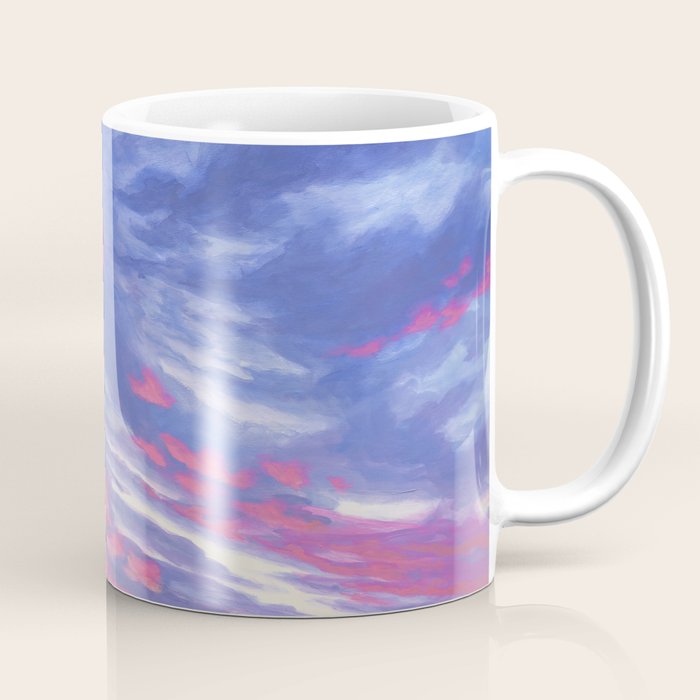 Pink and Purple Sunrise Over Bay Coffee Mug Gallery Image 1