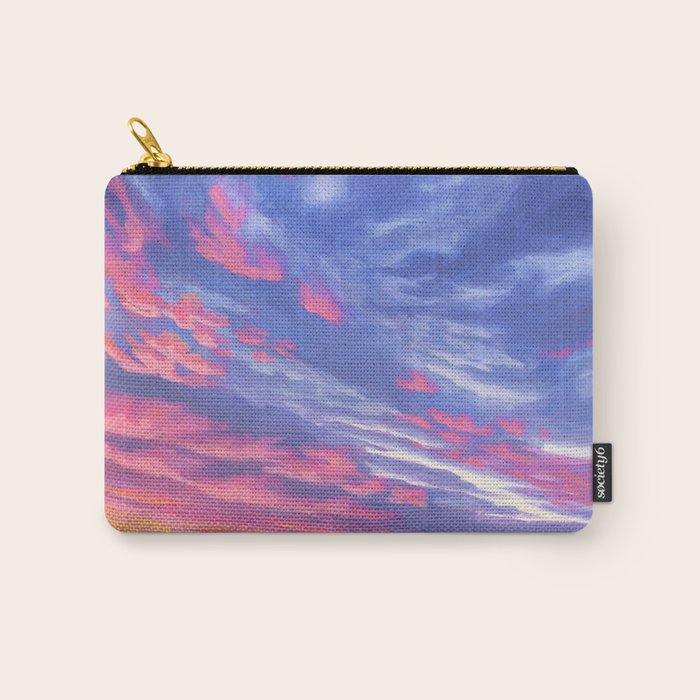 Pink And Purple Sunrise Over Bay Carry All Pouch