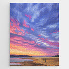 Pink and Purple Sunrise Over Bay Jigsaw Puzzle Gallery Image 1