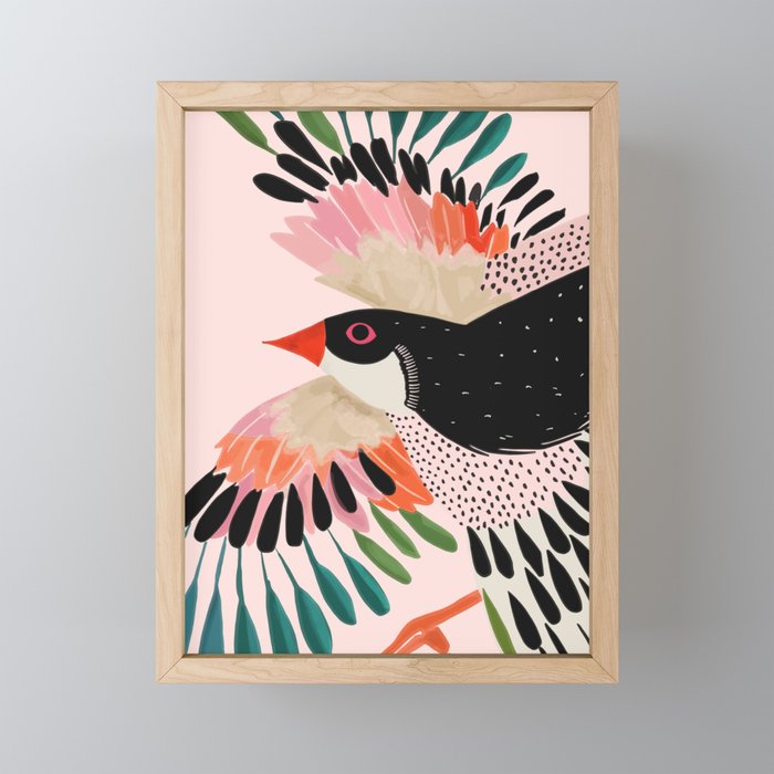 Colorful Wings Mini Art Print Gallery Image 1