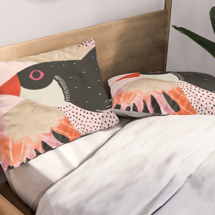 Colorful Wings Pillow Sham Gallery Image 2