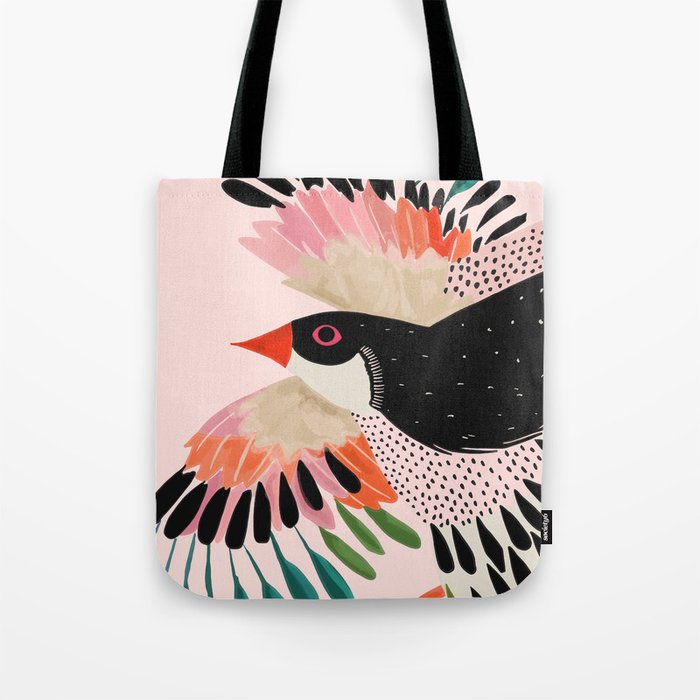 Colorful Wings Tote Bag Gallery Image 1