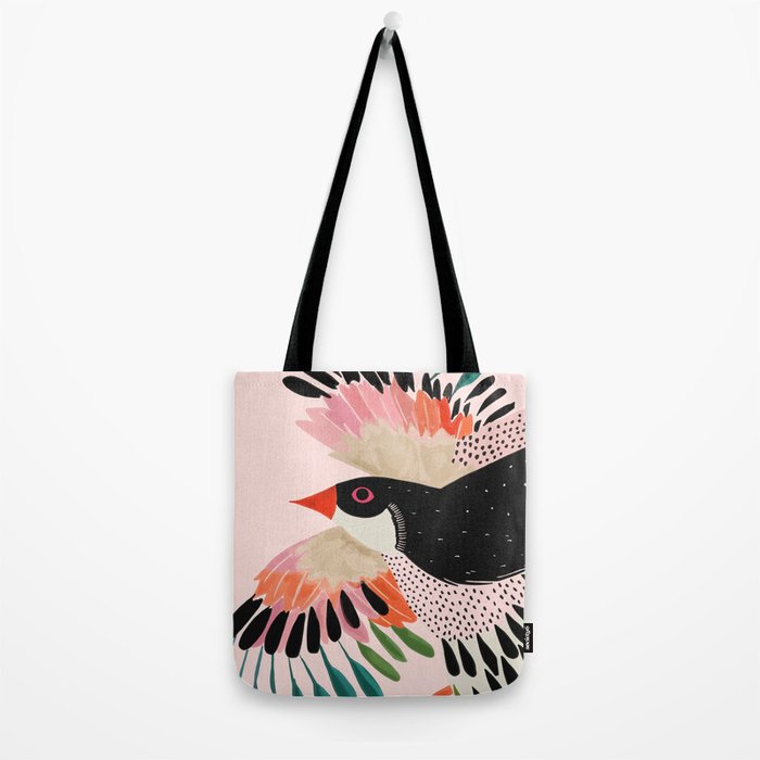 Colorful Wings Tote Bag Gallery Image 2