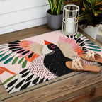Colorful Wings Outdoor Rug Gallery Image 2