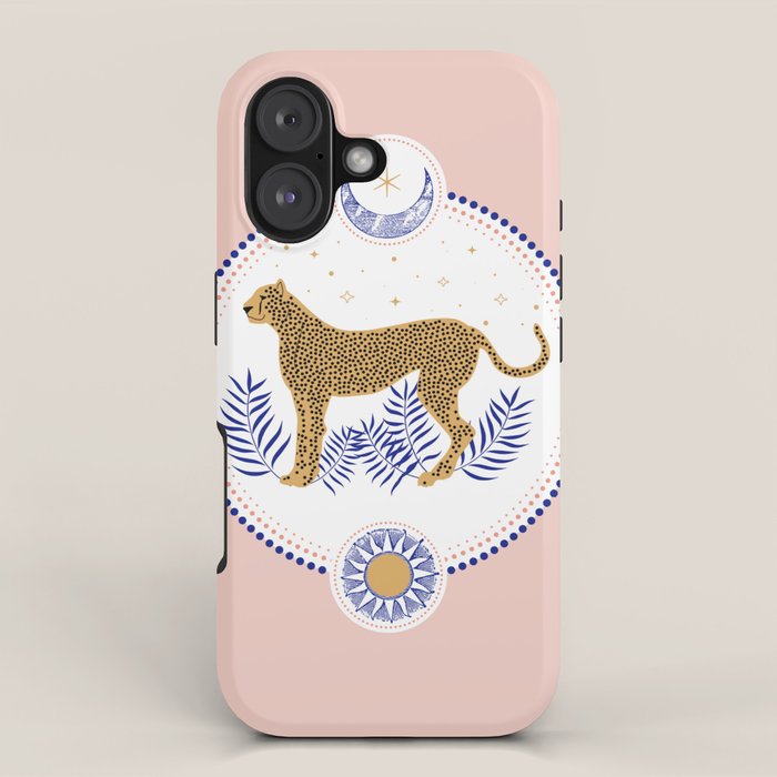 Wild Cheetah and the Moon 2 iPhone Case Gallery Image 1