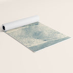 Ice Blue Surf - Aerial Ocean Sea Photography Yoga Mat Gallery Image 2