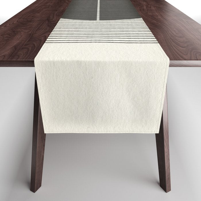 Minimalist Japandi Object No. 02 Table Runner Gallery Image 1