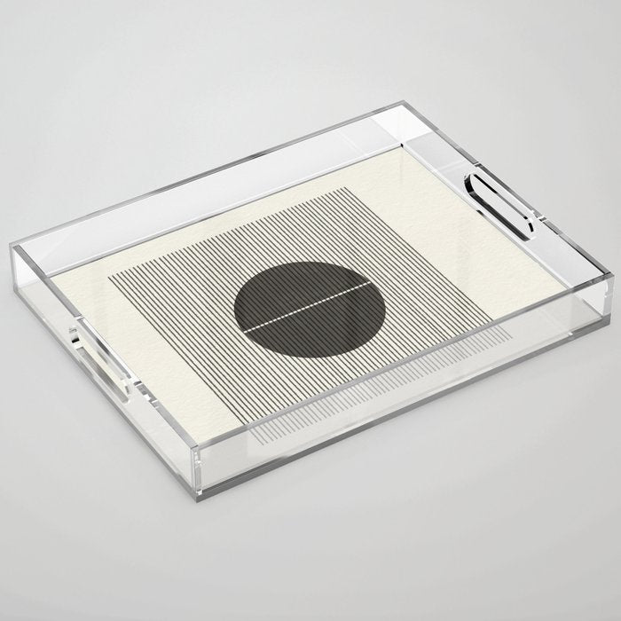 Minimalist Japandi Object No. 02 Acrylic Tray Gallery Image 1