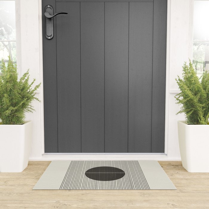 Minimalist Japandi Object No. 02 Welcome Mat Gallery Image 3