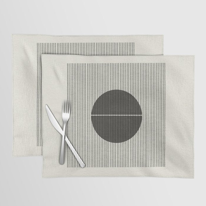 Minimalist Japandi Object No. 02 Placemat Gallery Image 1