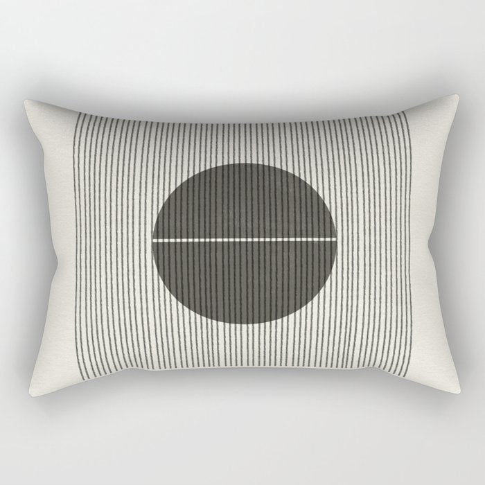 Minimalist Japandi Object No. 02 Rectangular Pillow Gallery Image 1