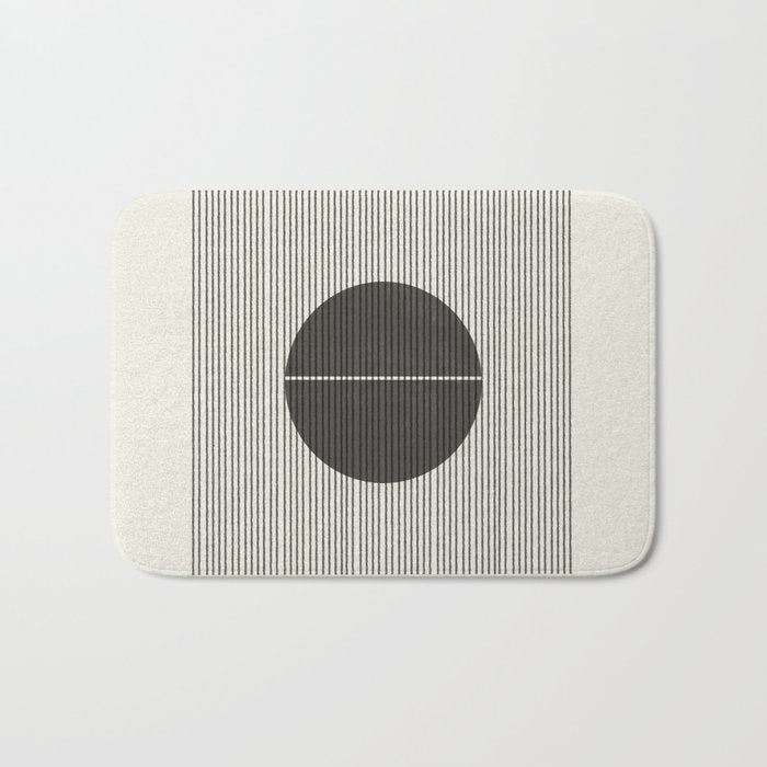 Minimalist Japandi Object No. 02 Bath Mat Gallery Image 1