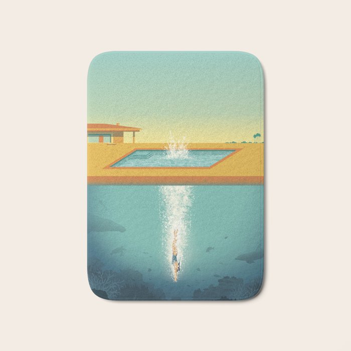 Beneath the Surface Bath Mat Gallery Image 1