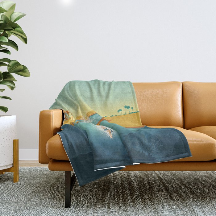 Beneath the Surface Throw Blanket Gallery Image 1